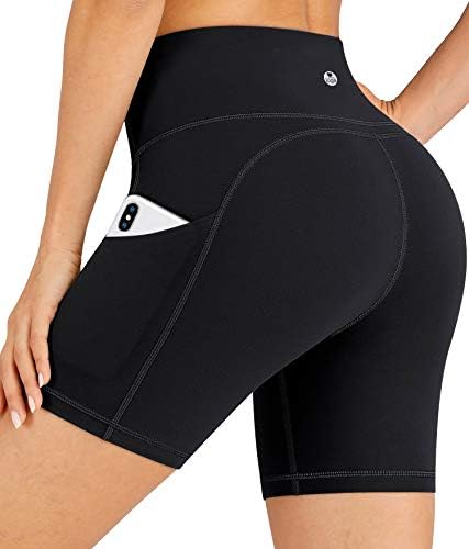 Iuga joga kratke hlače za žene sa džepovima 8 / 5 biciklističke gaćice za žene visoke strukske kratke hlače
