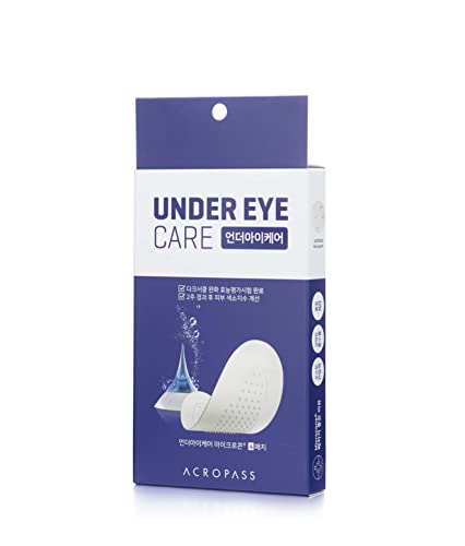 [AcroPASS] pod mikrokone zakrpa za brigu o očima | Smanjuje pojavu tamnih krugova i vrećica za oči | Mikrokonska patch | Ispod zakrpe za oči | Zakrpa za oči