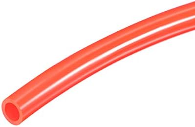 Uxcell pneumatske cijevi za zrak, 10mm od x 6.5 mm ID 2M PU poliuretanski Zračni kompresor cijev za cijev Crvena