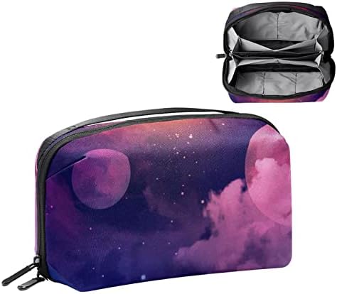 Kozmetička torba za žene, preslatke prostrane vodootporne torbe za šminkanje putne šarene Galaxy toaletne torbe Organizator dodatne opreme na poklon
