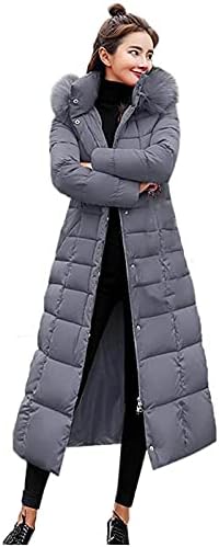 Namtyqx ženski pamučni zimski kaput zadebljanje topla puna dugačka jakna s kapuljačom