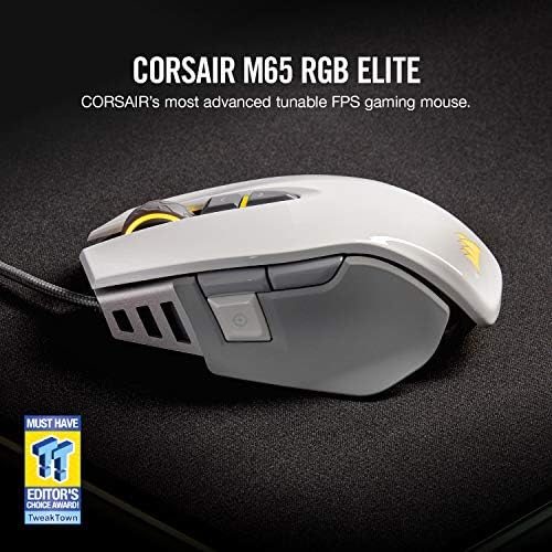 CORSAIR M65 RGB Elite - FPS igrački miš - 18.000 DPI optički senzor - podesiva DPI snajpersko dugme