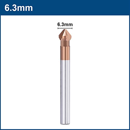 CAMFER rezač 4,5-50mm 3 flauta za 90 stepeni obloženi HSS bušilica od metala rezač za rezač rupa, bušilica za