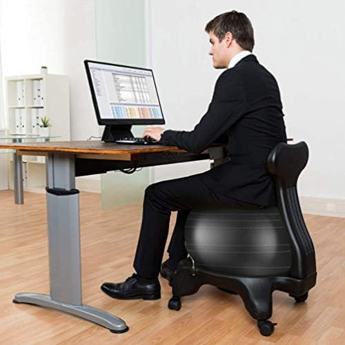 XGYUII Lopta za vežbanje Lopta za jogu Lopta za kancelarijske stolice udobna kancelarijska stolica za fitnes poboljšava ravnotežu bol u leđima jezgro snaga