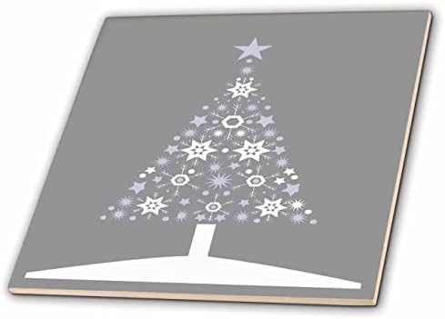 3drose božićno drvo pahuljica Ultimate grey-Tiles