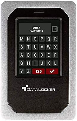 DataLocker DL4 FE 7.60 TB prijenosni SSD uređaj - eksterni-TAA kompatibilan-USB 3.2 Tip C - 256-bitni