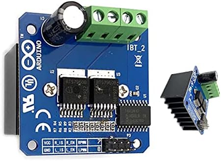 Kiro i Seeu Double BTS7960B DC 43A Motorni modul motora H-most PWM Vozačka ploča kompatibilna sa Arduino