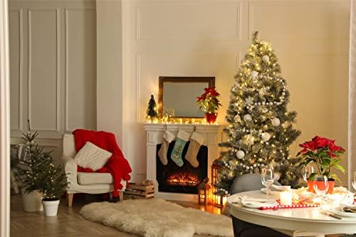 Caroline's blaga CK3524CS Borzoi Božićno drvce Božićne čarape, Kamin Viseće čarape Božićna sezona Dekor Party Decor Obiteljski odmor,