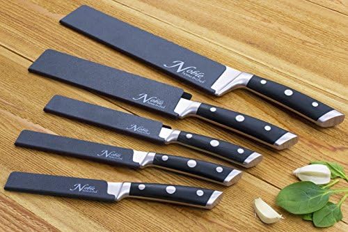Noble Home & amp; Chef 5-Piece univerzalni štitnici za noževe su obloženi filcom, izdržljiviji, bez