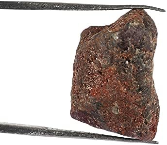 Loose Gemstone 26.35 CT Sirovi crveni grubi prirodni zvjezdica Ruby Healling Crystal za upotrebu više namjene