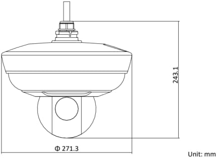 Hikvision DS-2pt5326IZ-DE 8MP H.265 Panovu Mini serija Panoramska + PTZ IR vanjska kamera