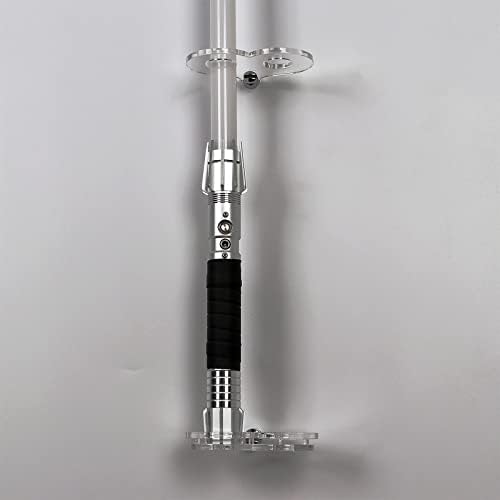 WANLIAN stalak za svjetlosni mač svjetlosni mač stalak za zidni nosač za svjetlosni mač na zid akrilni nosač za prikaz svjetlosnog mača kompatibilan s većinom svjetlosnih mačeva-uključujući vijčani hardver