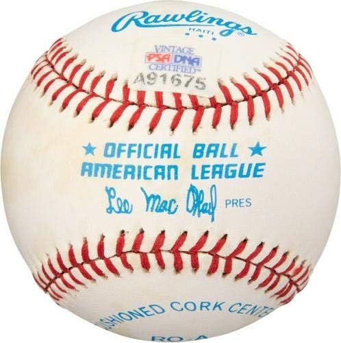 Lijepa Hank Greenberg Single potpisao službenu američku ligu Baseball PSA DNK - autogramirani