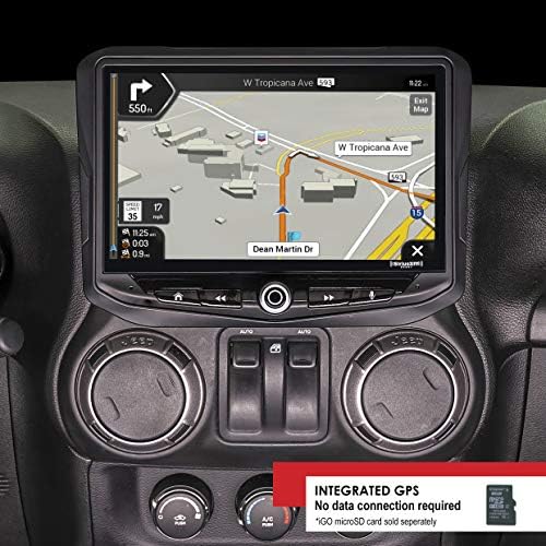 Stinger Wrangler JK 2011-2018 Heigh10 10 Flush-Mount Radio zamjenski komplet, HD dodirni ekran, Apple