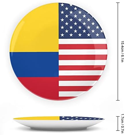 Kolumbija Američka zastava kosti Kina Dekorativna ploča Keramičke ploče plovidbe sa zaslonom za prikaz za uređenje