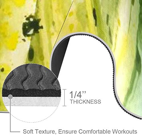 Siebzeh akvarel Spring Landscape Premium Thick Yoga Mat Eco Friendly Rubber Health & amp; fitnes