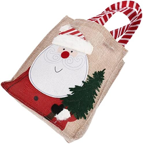 Aboofan torba Božić ručka torbe tkanina trgovina namirnicama Santa Claus torba pakovanje Goodie držač za odmor Božić događaj Party