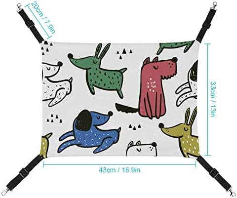 Krevet za mačke slatka viseća mreža sa kavezom za kućne ljubimce, prozračna viseća garnitura za mačića šteneta Zečjeg tvora 16,9 x13