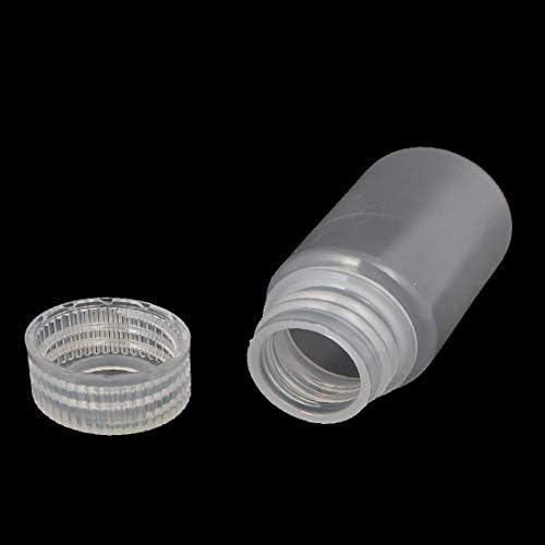 Novi LON0167 2pcs 50ml plastična široka usta laboratorijskog reagensa za boce za boce zadebljane boce (2