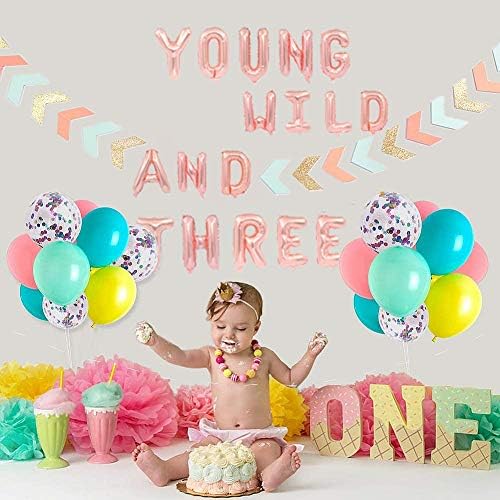 Jevenis Young Wild i tri balona Mladi divlji i tri balon Mlada divlja i tri ukrasa za djevojčice Treći