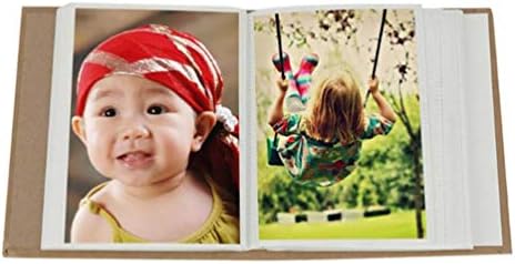 Exceart za bebe pokloni Album Rezervirajte fotografiju Album Vjenčanje Memorija za fotografije za fotografije 4R6 inčni 100 listova za bebe Foto albumi