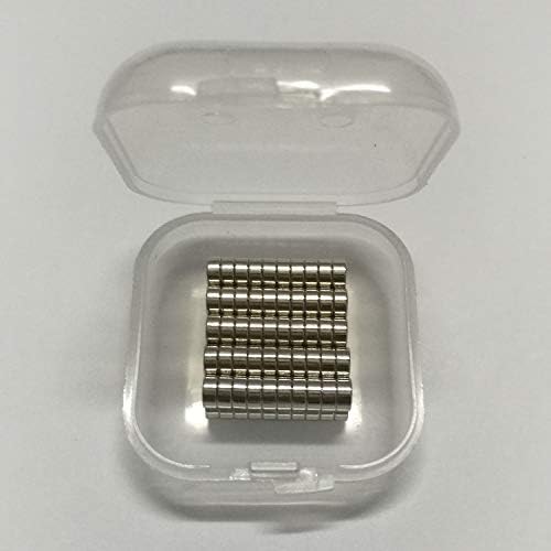 100 komada brušenog nikla tipa magnetski push pin, magnet hladnjak, uredski magnet, magnetska igla za brisanje ploče, magnet za tablicu, okrugli magnet od nehrđajućeg čelika, 6x1,5 mm
