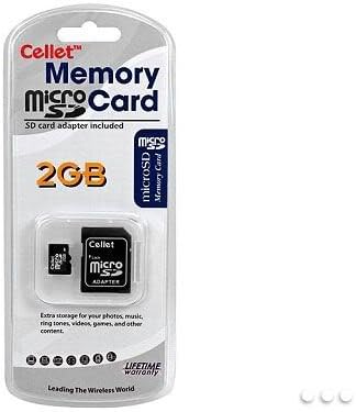 Cellet MicroSD 2GB memorijska kartica za Cingular 3100 Startrek telefon sa SD adapterom.
