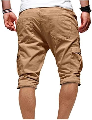 Andongnywell muške elastične pantalone za vežbanje u teretani brze suhe bodibilding pantalone