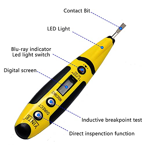 Električna ispitna olovka, testni odvijač olovka Tester za lagani krug električni ispit olovke,