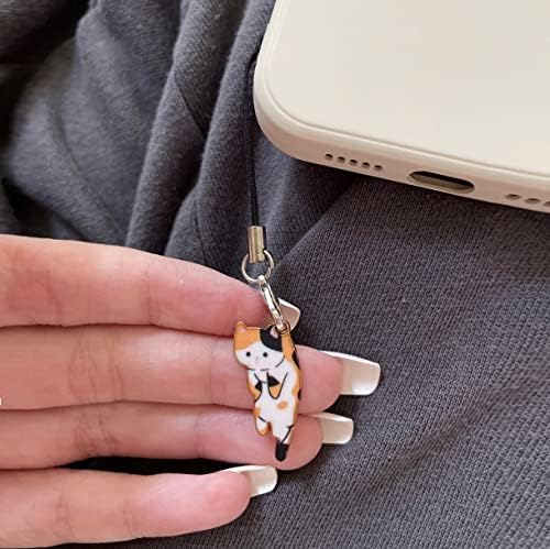 XIAOATAO amajlije za Hello Kitty, slatki šarm za mobilni telefon Anime DIY ukras za mačke za izradu nakita šarm za telefon Kawaii