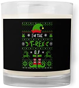 2myhands ja sam T-Rex Elf Bossy Sretan Božić Voštana svijeća
