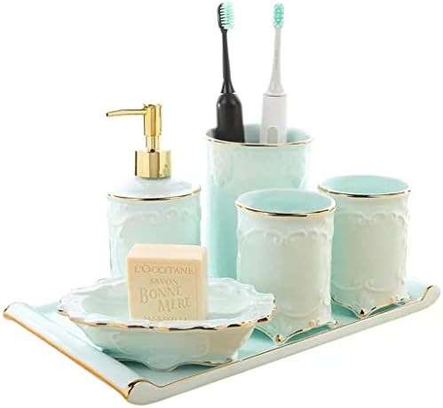 Czdyuf Kineski keramički kupatilo Petodelni Set čaša za ispiranje usta električni držač četkice