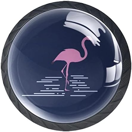 Ladice ručke Flamingo šetnja RV ured Home Kuhinja ormar ormari komoda hardver ladice stakleni