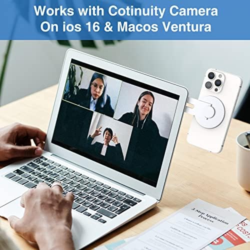 Kontinuitet Magnetic laptop držač telefona - 180° podesivi kontinuitet nosač kamere kompatibilan