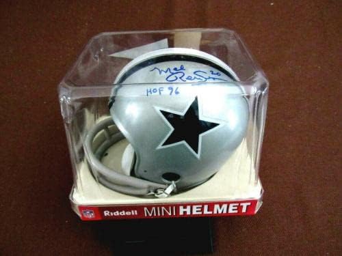 Mel Renfro # 20 Hof 1996 SBC Dallas Cowboys potpisan Auto Riddell Mini kaciga JSA-autograme NFL Helmets