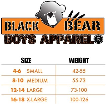 Donje rublje Black Bear Boys - 4 paket kompresije kompresije boksera
