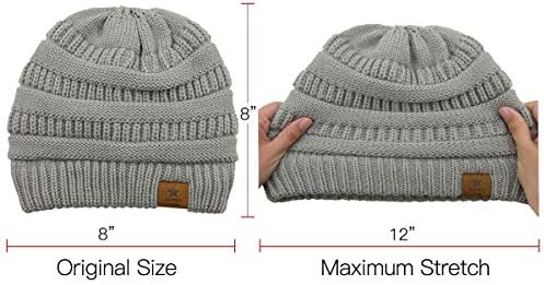 Američki trendovi Zimski kape za žene 4 paket Beanie kape kape pletene Chunky Slouchy Beanie Hats