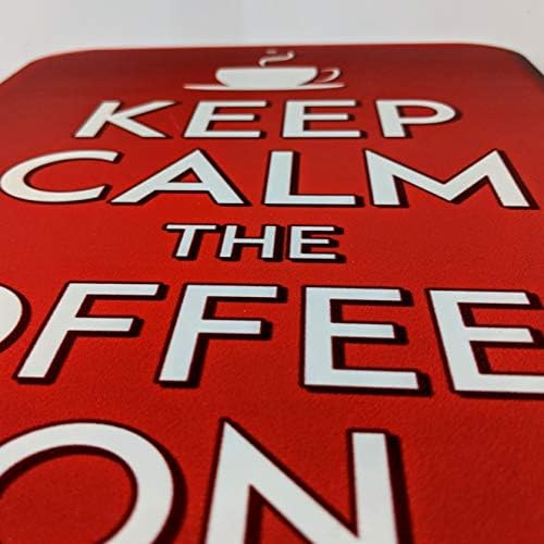 Creative Splash Coffee znak ostanite mirni kafa je uključena / svi ljubitelji kafe / 9 inča x 12