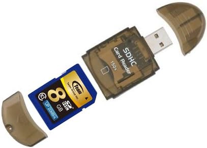 8GB Klasa 10 SDHC Team velike brzine memorijska kartica 20MB / sec.najbrža kartica na tržištu za SANYO VPC S670R VPC S770BK. Besplatan USB Adapter za velike brzine je uključen. Dolazi sa.