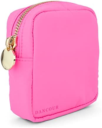 DANCOUR velika torba za šminkanje - putna toaletna torba za žene - ružičasta torba za šminkanje - velika torbica
