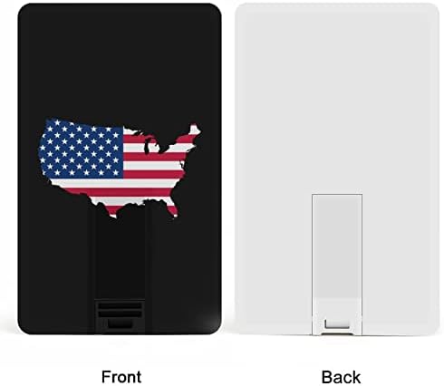 Amerika zastava Karta Kreditna kartica USB Flash Diskove Personalizirano Memory Stick Key Corporate pokloni