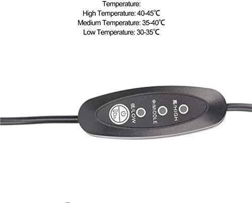 Emoshayoga USB jastuk za grijanje, DC 5V jastučić za grijanje podesiva temperatura prijenosni sklopivi