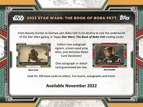 2022 Topps Star Wars knjiga Bobe Fett Hobby Box