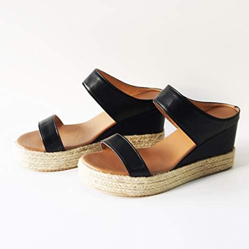 Rvidbe sandale za žene ležerno ljeto, ženske ljetne trendi sandale na klinastoj platformi rimske ženske udobne vodootporne cipele