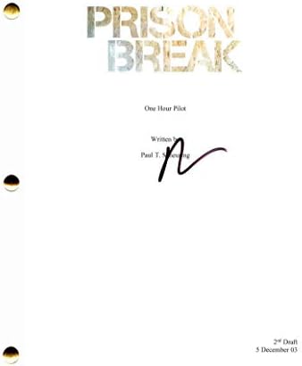 Dominic Purcell potpisan autogram - zatvorski pauza pilot pilot - Wentworth Miller, Robin Tunney, Peter StormAre,