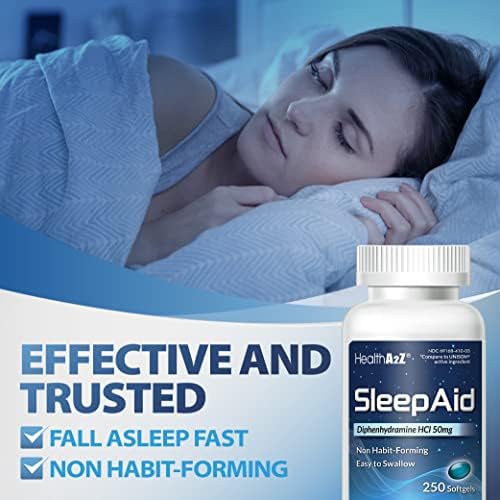 Zdravca2Z pomoć za spavanje, difenhidramin HCL 50mg, 250 softgela, podržava dublje, mirno spavanje, nepokolebljenje