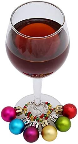 IKAAR 6kom vino staklo čari Božić vino staklo čari markeri piće markera za vino staklo šampanjac Flaute kokteli,