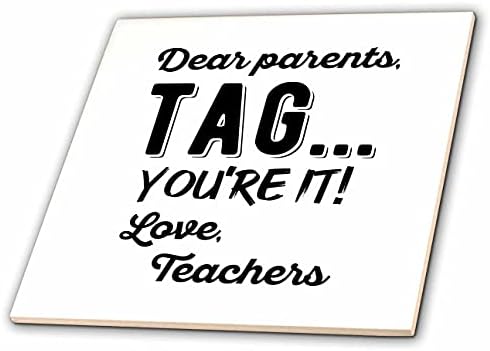 3drose dragi roditelji, oznaka.ti si to. Ljubav, nastavnici. Crna slova na bijelim pločicama