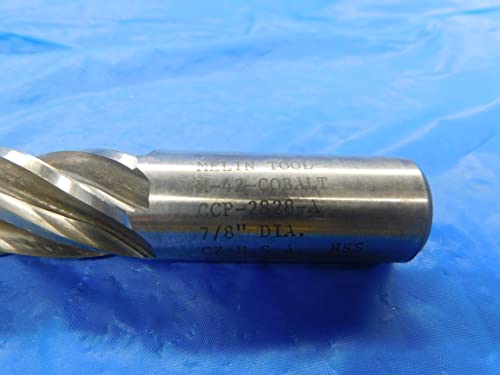 3kom Novi Melin alat 7/8 od 2 LOC Cobalt END Mill CC-2828-a 6 flauta .875 M-42-M-AS1096RDT