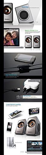 ROYCHE MR - 1200 USB zvučnik 2ch 3D Stereo Laptop, Desktop, Tablet-siva